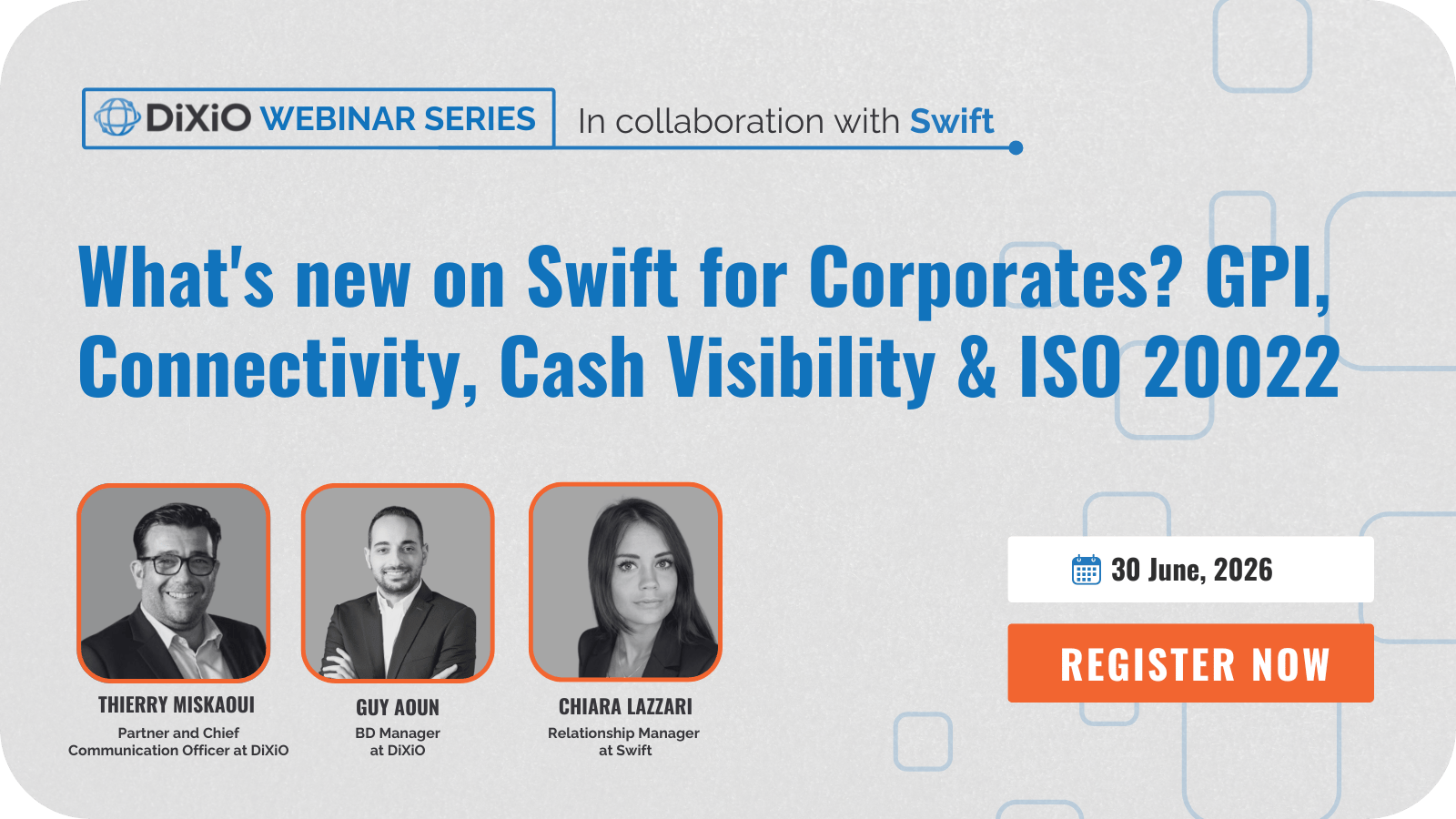 What's new on Swift for Corporates? GPI, Connectivity, Cash Visibility & ISO 20022