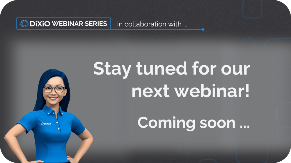 Upcoming webinar soon!